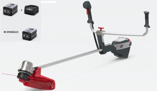 Decespugliatore 1.6KWD 82volt CRAMER 82TB16 imp. doppia con batteria 4 Ah e caricabatteria in omaggio la seconda batteria