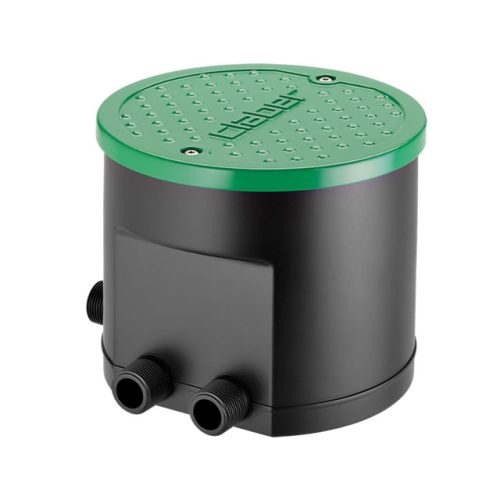 Pozzetto HYDRO 4 Claber 90829 completo di 4 elettrovalvole e programmatore IP68