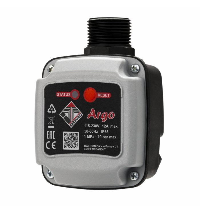 Flussostato ARGO per elettropompe monofase 10bar