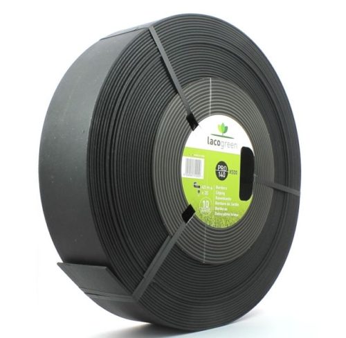 Bordura Flessibile LACOGREEN ECOLINE RIGENERATO rotolo 25mt 140mm, spessore 5mm NERO (fino ad esaurimento)
