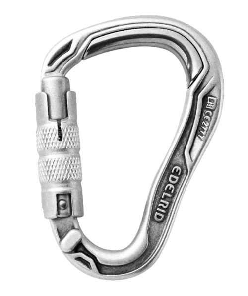 Moschettone con inserto in acciaio HMS BULLETPROOF TRIPLE ECO EDELRID