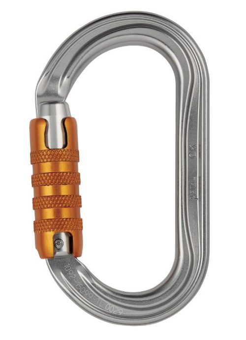 Moschettone OK TRIACT-LOCK ovale leggero PETZL