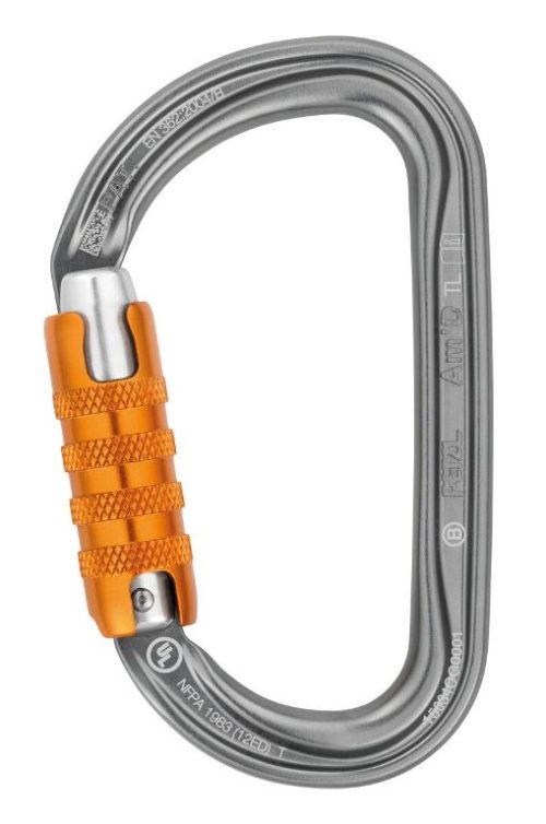 Moschettone Am'D TRIACT-LOCK asimmetrico leggero PETZL