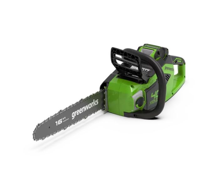Motosega 40V 1,8kW gd40cs18 con Batteria 4Ah e caricabatteria