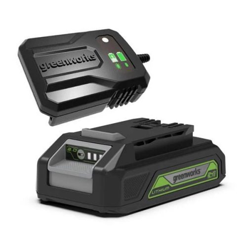 Starter Kit 24/48V caricabatterie e batteria 2 Ah  Greenworks GSK24B2
