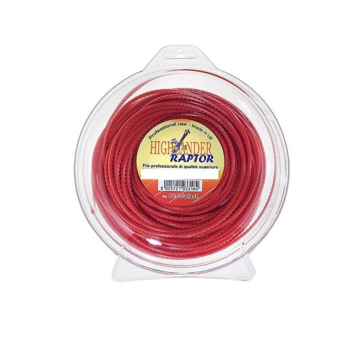 filo highlander RAPTOR seghettato BOBINA Diam 3.0mm 1,2 Kg 132m