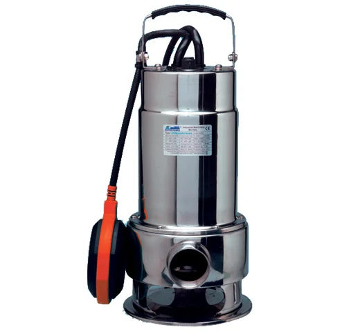 Pompa Matra sommersa per drenaggio STEELVORT 80SG 0,6kW Q/l 20-250 Hm 8,3-0,5